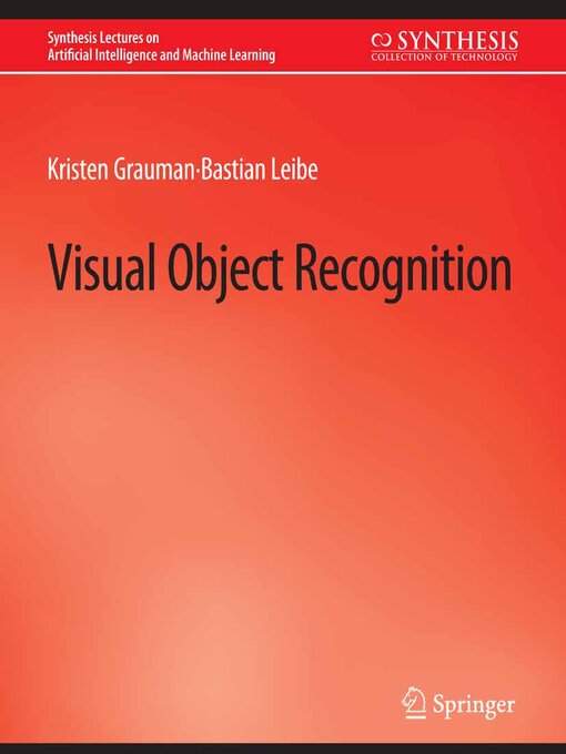 Title details for Visual Object Recognition by Kristen Grauman - Available